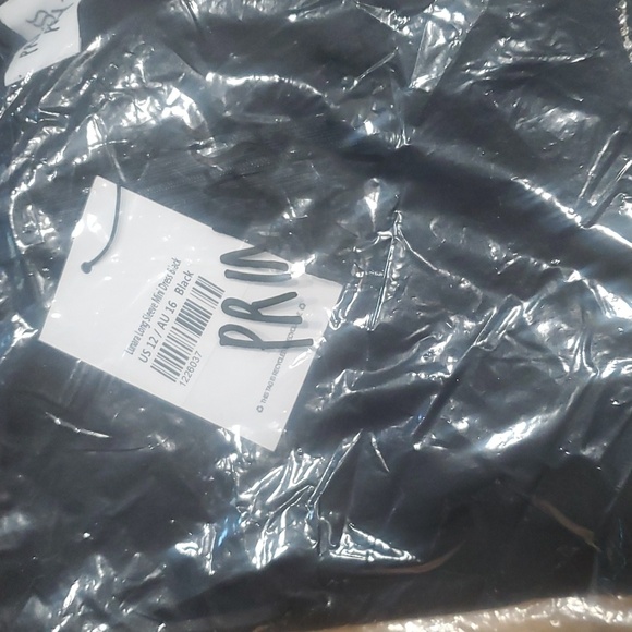 NWT LUNARA LONG SLEEVE MINI DRESS BLACK - Picture 6 of 6